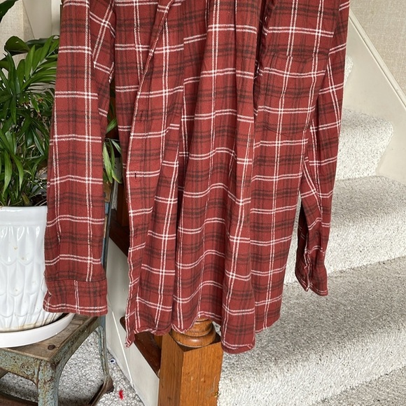 Altar'd State Rustic Plaid Button Up Shirt - Picture 3 of 6